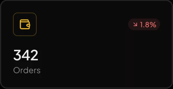 Orders widget