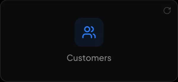 Customers widget