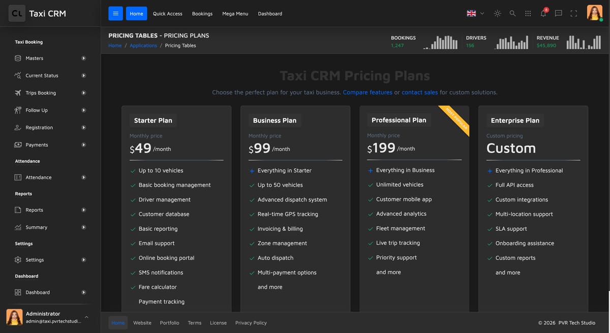 Convert visitors with clear pricing